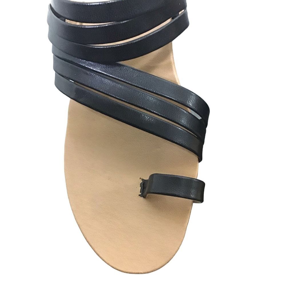 Wonderly Black Libby Wedge Sandal Women's Size 8.5 - Picture 4 of 6